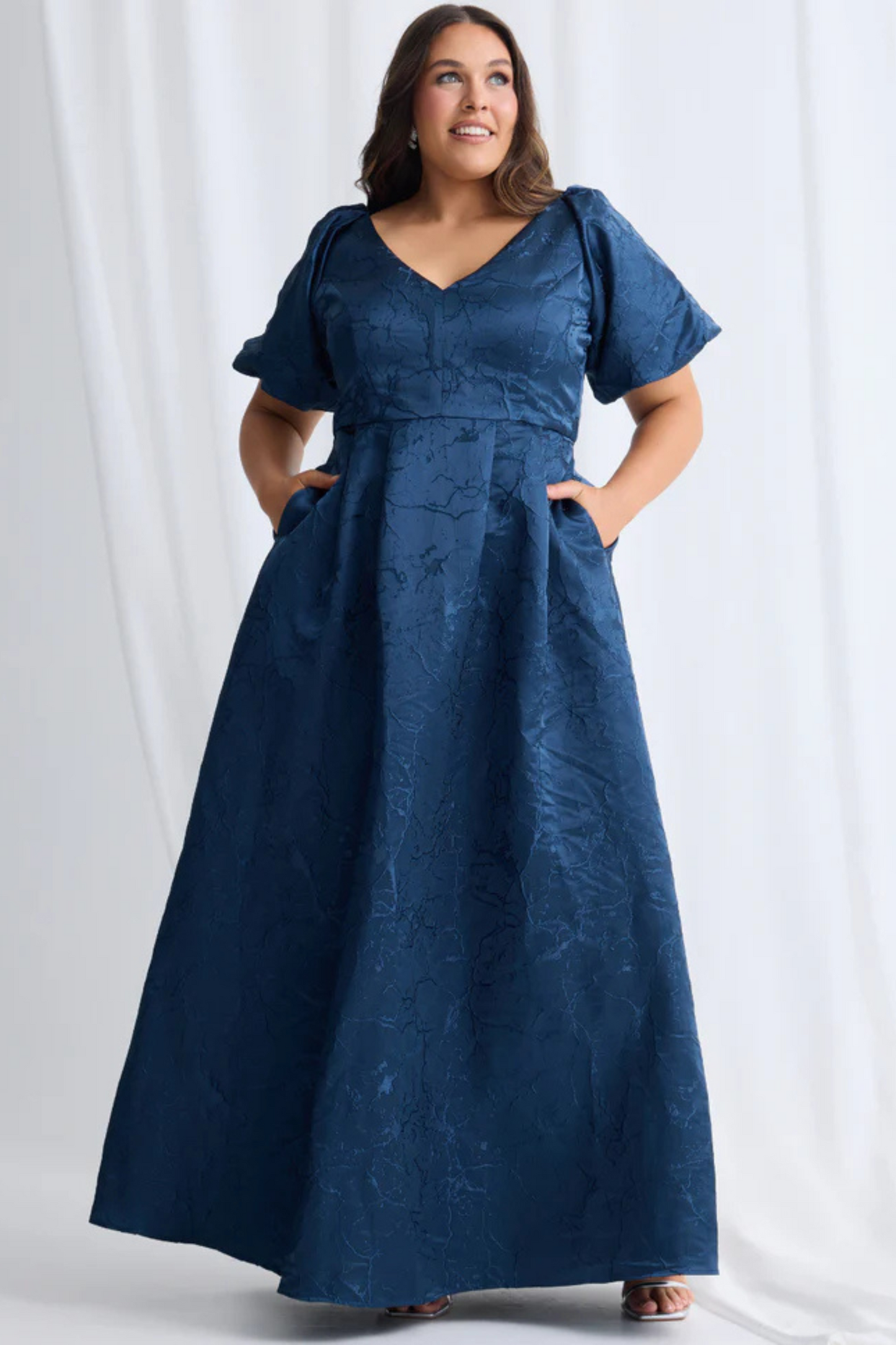 Sophia Puff Sleeves Maxi