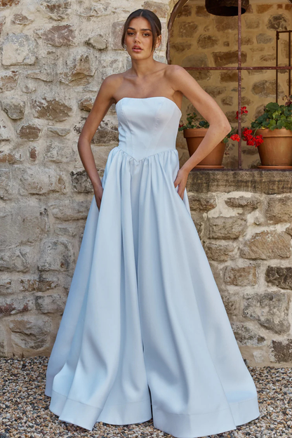 PO2607 Delaney Dress- White