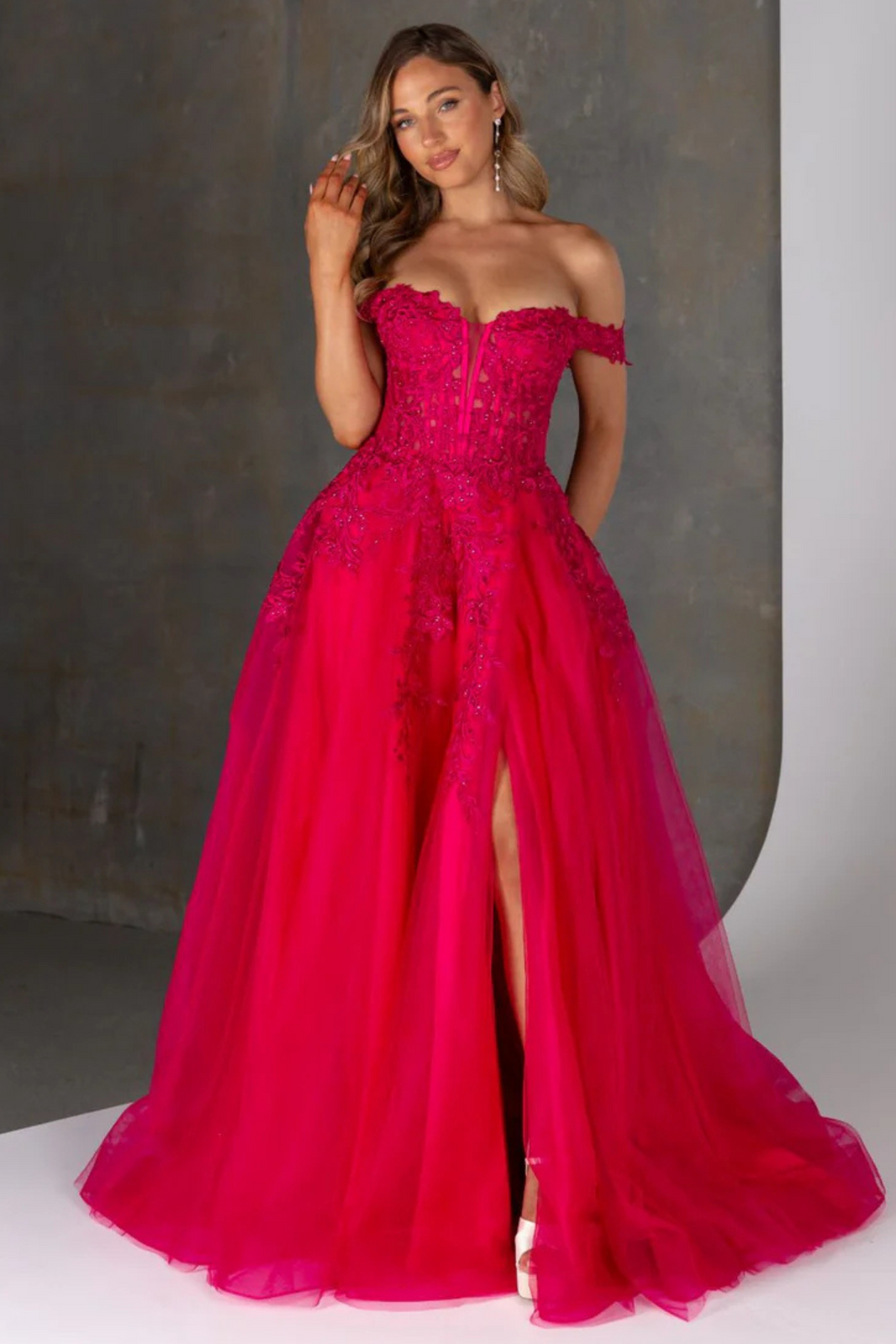 Tania Olsen Designs Marceline PO2562 (Available in Hot Pink, Emerald and Cobalt) main image 1