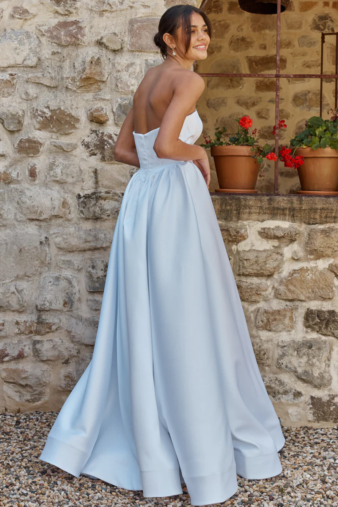 PO2607 Delaney Dress- White