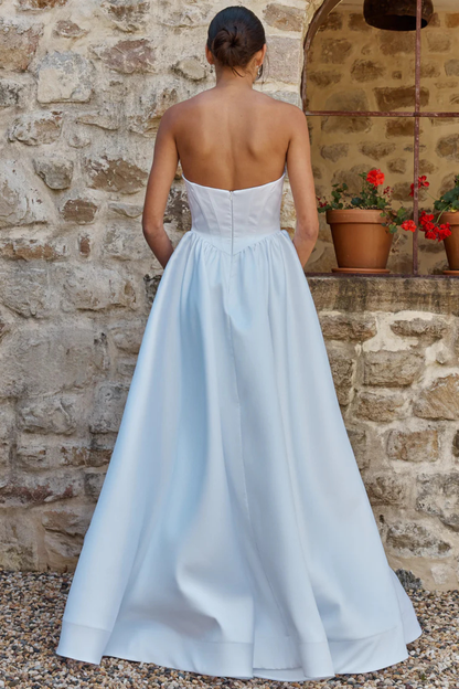 PO2607 Delaney Dress- White