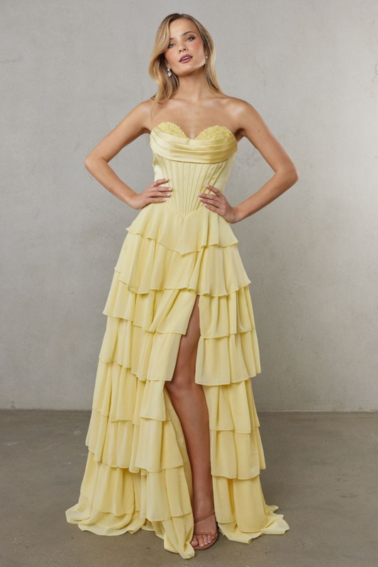 flowy long dresses with sleeves Poppy