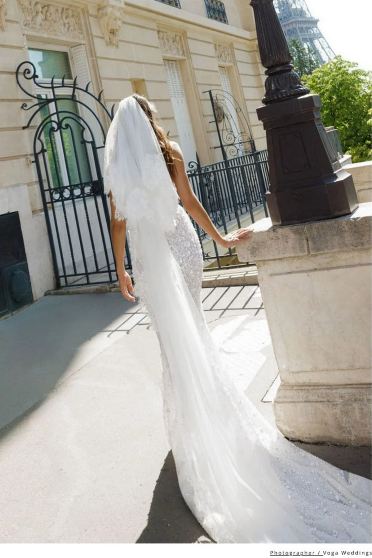 Lace Wedding Veil with Blusher - Coming Soon
