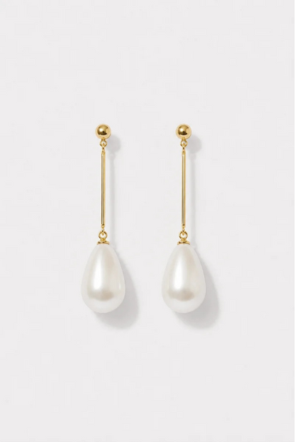SKYLAR Long Pearl Earrings